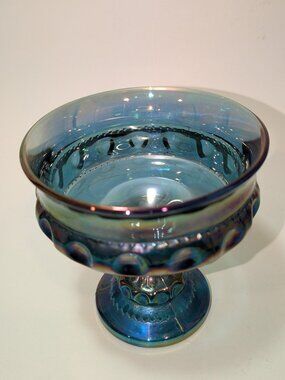 Indiana Blue Carnival Kings Crown Compote